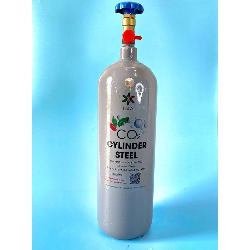 Bình CO2 Thủy Sinh MT3 - phụ kiện thủy sinh- shopleo