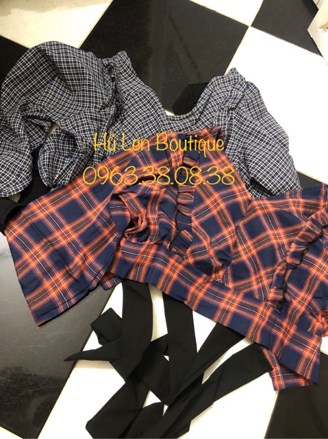 ÁO CROP NƠ LƯNG (KÈM HÌNH THẬT)