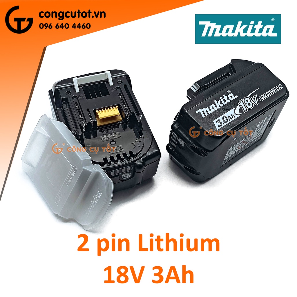 Bộ máy xiết ốc 210Nm Makita DTW181RFE cốt 1/2 inch 2 pin 18V 3Ah kèm sạc nhanh