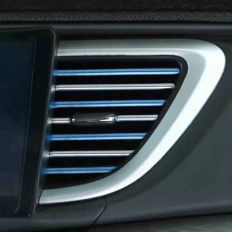 10 thanh Nẹp mạ crom trang trí cửa gió điều hoà ô tô