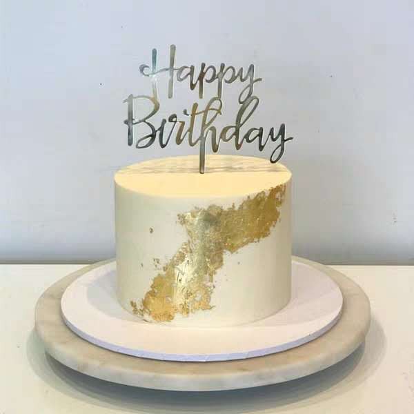 Que Cắm Trang Trí Bánh Kem Chữ happy birthday Dùng Một Lần