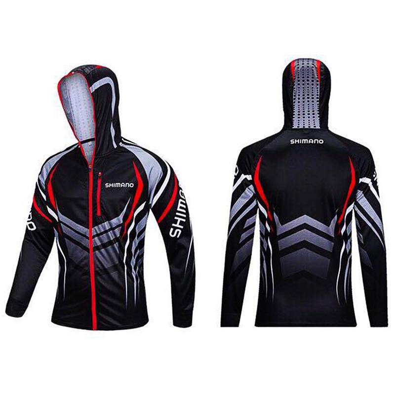 Áo Khoác Có Mũ Trùm Chống Nắng Thoáng Khí Nhanh Khô Thời Trang Đi Câu Cá Ngoài Trời Cho Nam