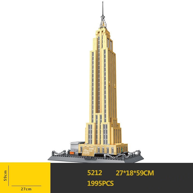 Lego Tòa nhà Empire State New York WANGE 5212 NLG0043-12