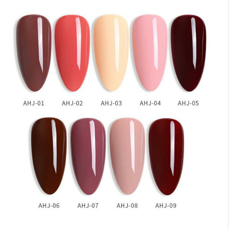 Set sơn gel as chai đỏ(set AHJ chọn lẻ))