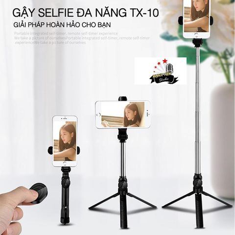 Gậy Chụp Ảnh Tự Sướng Bluetooth 3 Chân Đa Năng – Tripod K07 – Chụp Hình Selfie