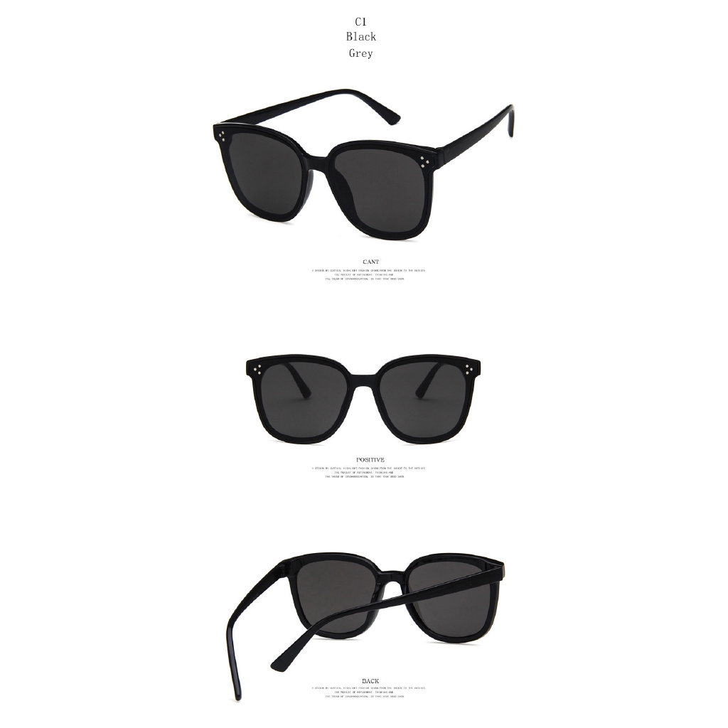 Kính râm oversize thời trang cao cấp cho nam / nữ Samjune