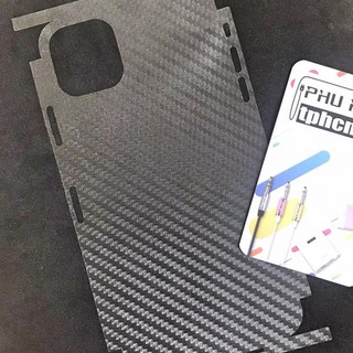 Dán mặt lưng Carbon iPhone 11 Pro Max