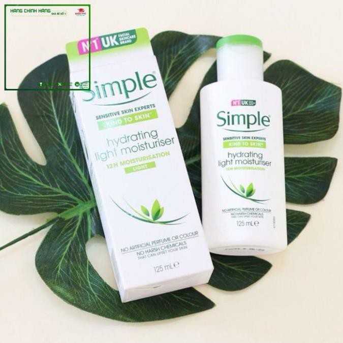 [Sập Sàn] KEM DƯỠNG ẨM CHO DA NHẠY CẢM SIMPLE KIND TO SKIN | Giúp Da Mịn Màng - Trắng Sáng | G008