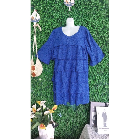 Thanh lý đầm xanh tầng bigsize.