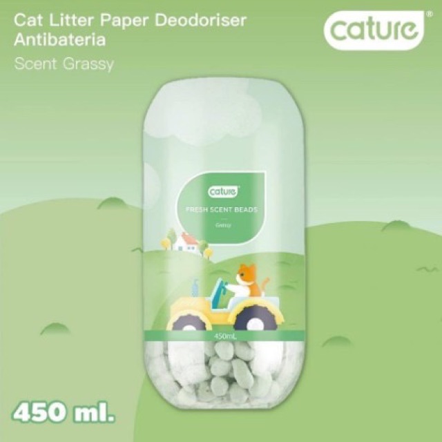 Hạt Viên Khử Mùi Cát Mèo Cature Fresh Scent Beads 450ml