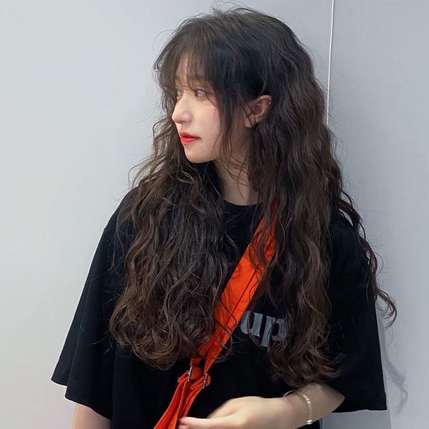 Tóc Giả Dài Xoăn Tự Nhiên Màu Be/Vàng Phong Cách lolita