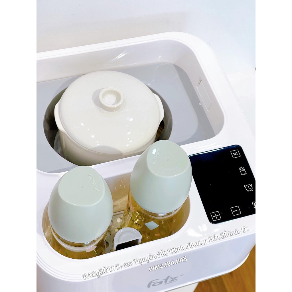 MÁY TIỆT TRÙNG SẤY KHÔ HÂM SỮA ĐIỆN TỬ 5 TRONG 1 CHÍNH HÃNG FATZ BABY - CAPTAIN 2 - FB4315SL