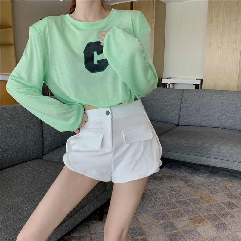 Áo Thun Lửng Tay Dài Dáng Rộng Vải Mỏng Thời Trang Mùa Hè Cho Nữ | BigBuy360 - bigbuy360.vn