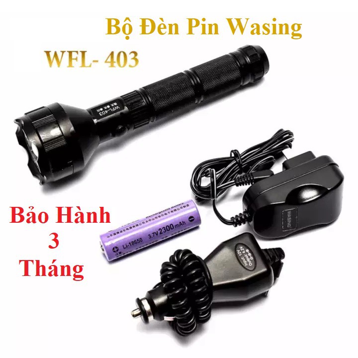 Đèn Pin Siêu Sáng Wasing WFL-403 - Hàng nhập khẩu