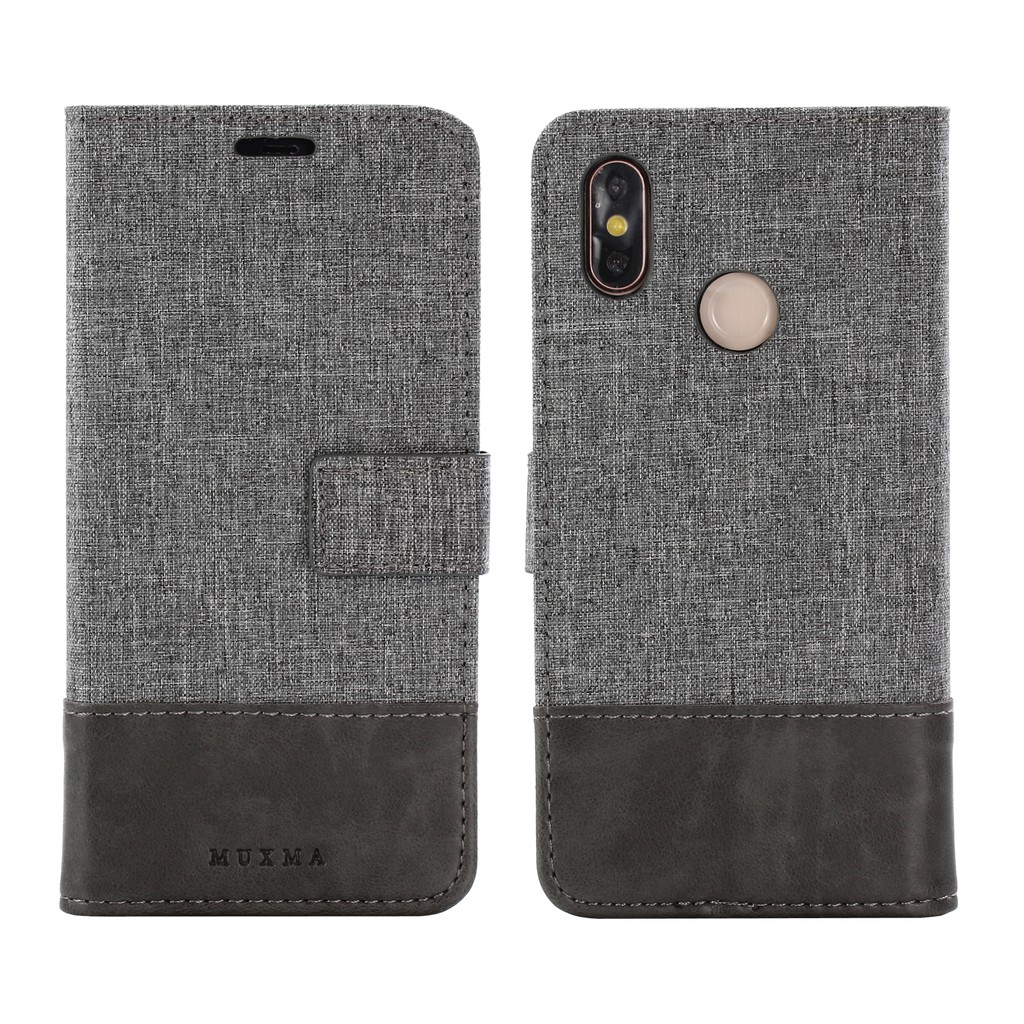 Bao Da Điện Thoại Bằng Pu Có Ngăn Đựng Thẻ Thời Trang Cho Xiaomi Mi 8 / 8 Se / 8 Lite / Pocophone F1