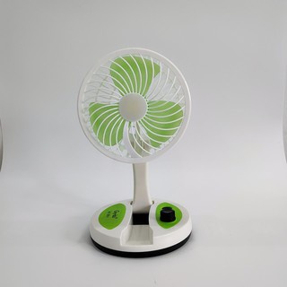 [BH 6T -1 Đổi 1] Quạt tích điện gấp gọn đa năng KC-5811 có đèn led siêu sáng,nhỏ gọn tiện dụng BH 3 Tháng