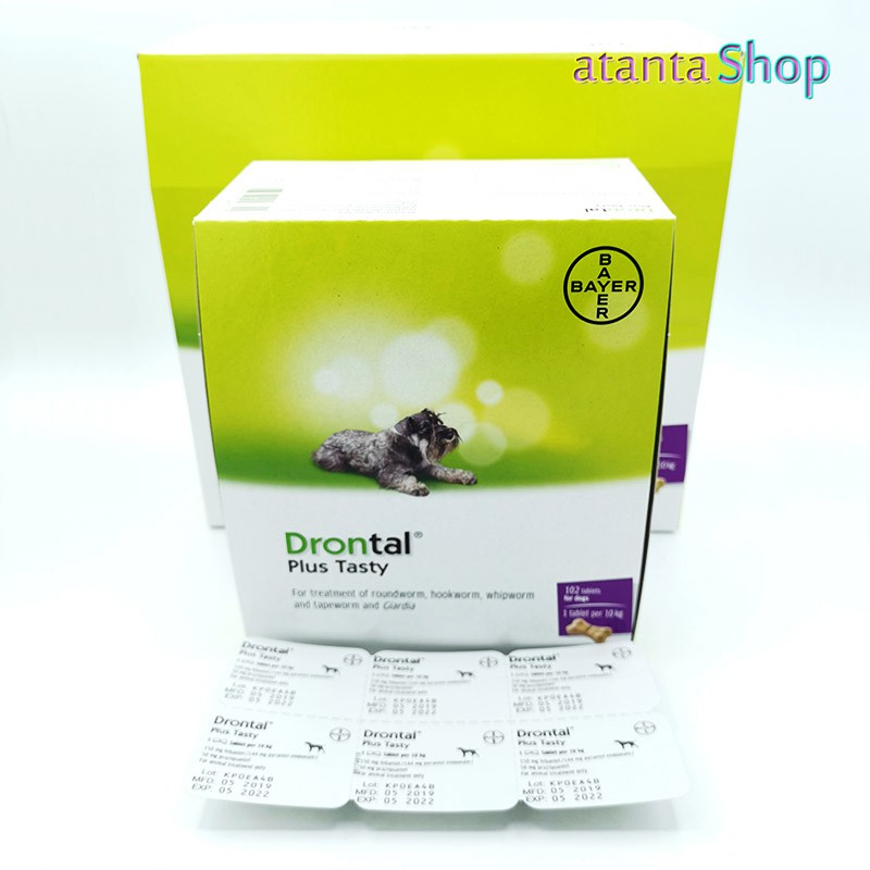 Drontal Plus Tasty Sâu Cho Thú Cưng