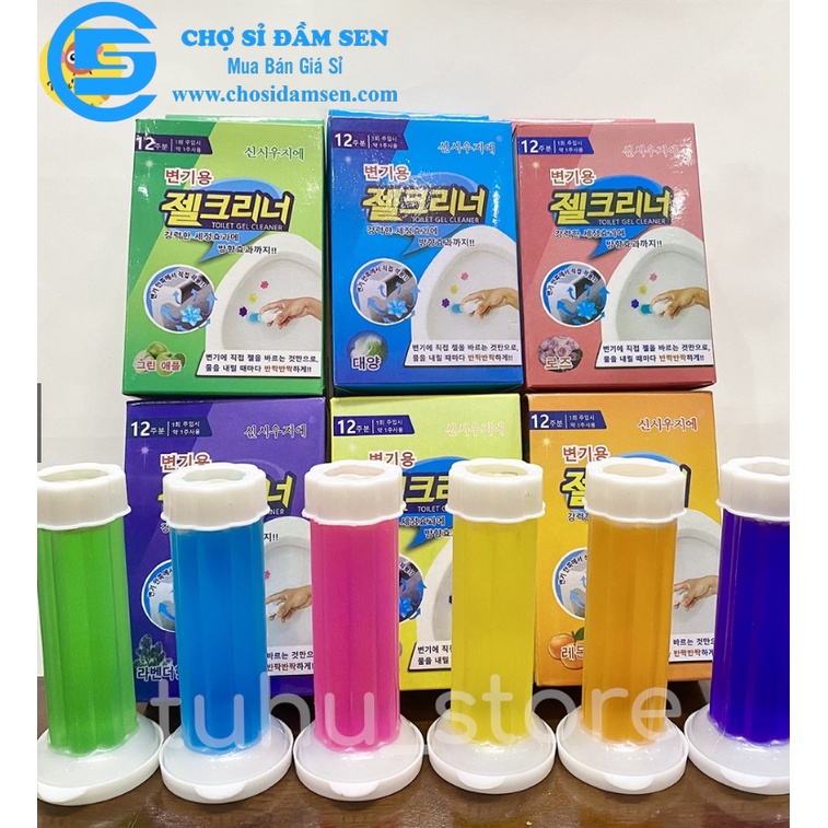 Gel khử mùi, khử khuẩn tiện lợi cho bồn cầu hình bông hoa G331-HoaBC