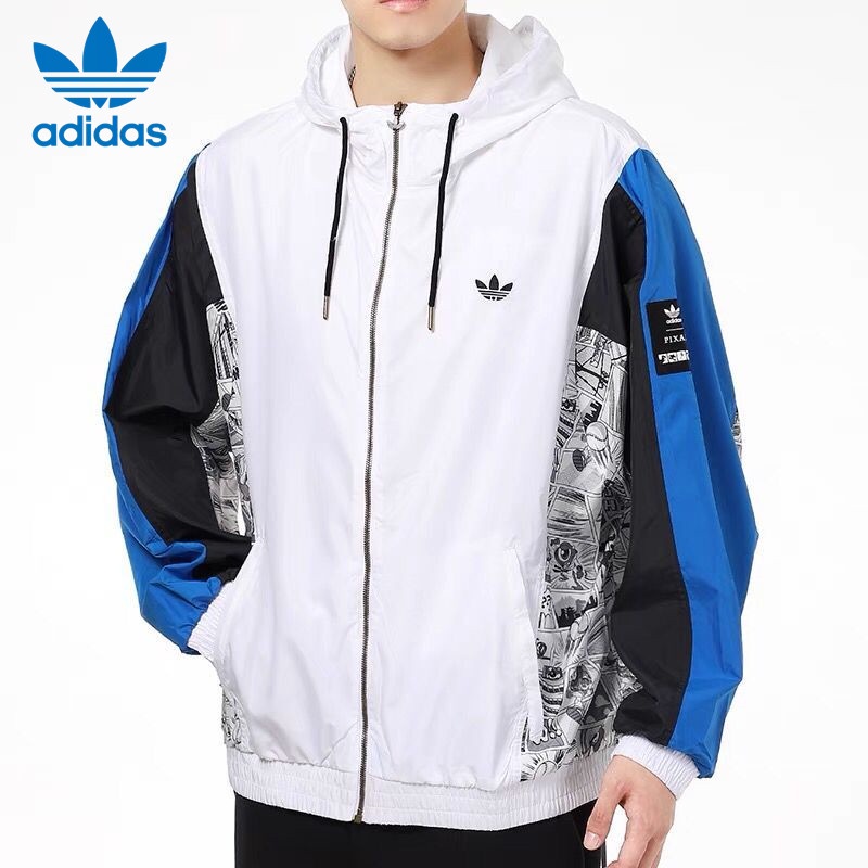 Áo Khoác Thể Thao Adidas Có Mũ Trùm Chống Thấm Nước Chất Lượng Hd9078 100%