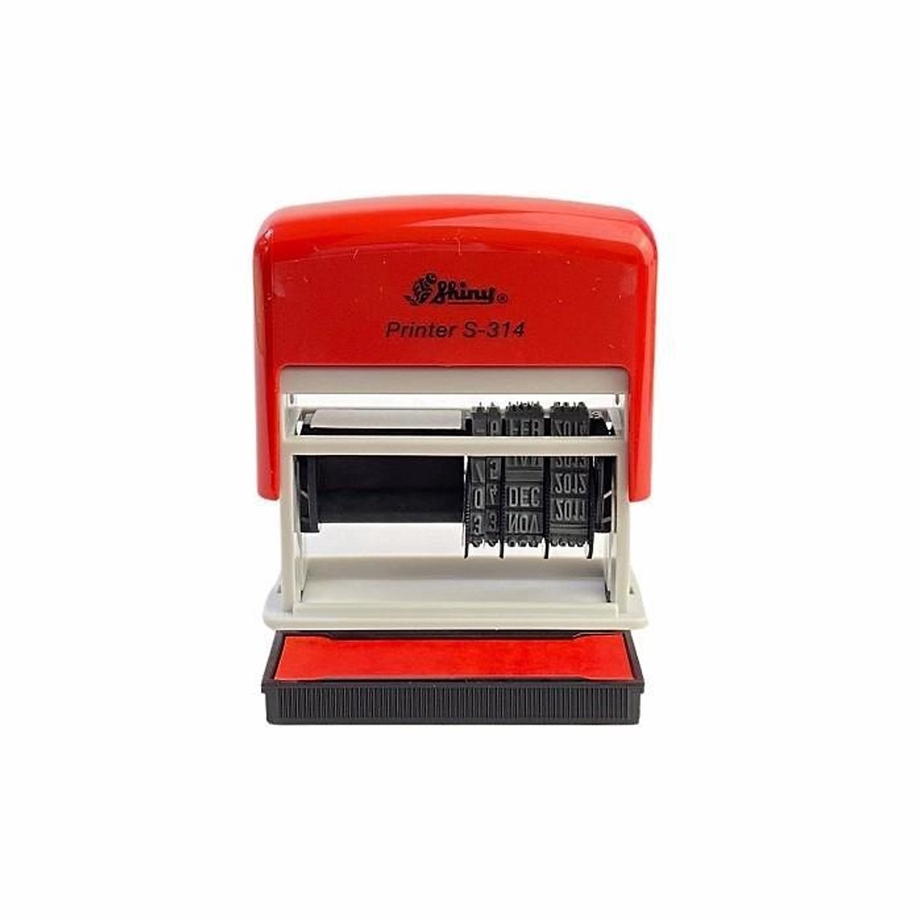 Dấu 1 dòng NSX hoặc HSD Shiny S314 kèm ngày tháng năm tự chỉnh
