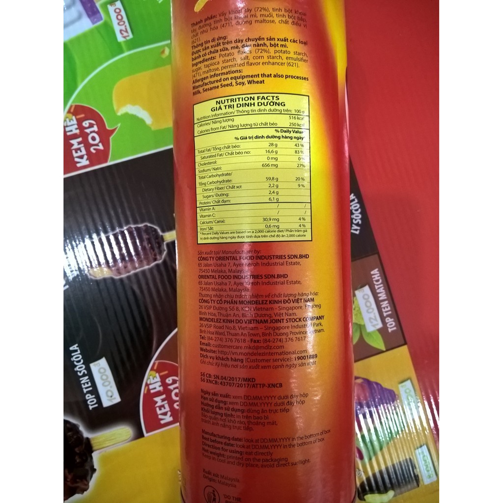 Khoai tây ống Slide các vị 160g | BigBuy360 - bigbuy360.vn