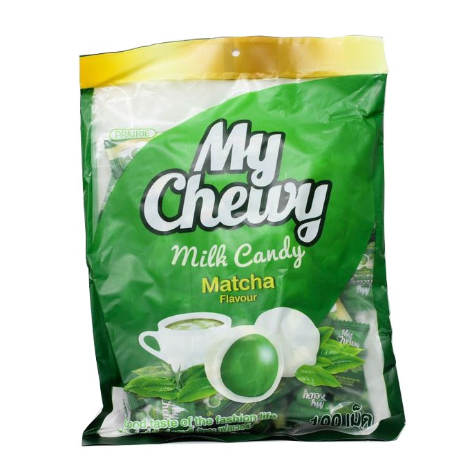 Kẹo sữa mềm Thái Lan My Chewy vị Matcha 100 viên