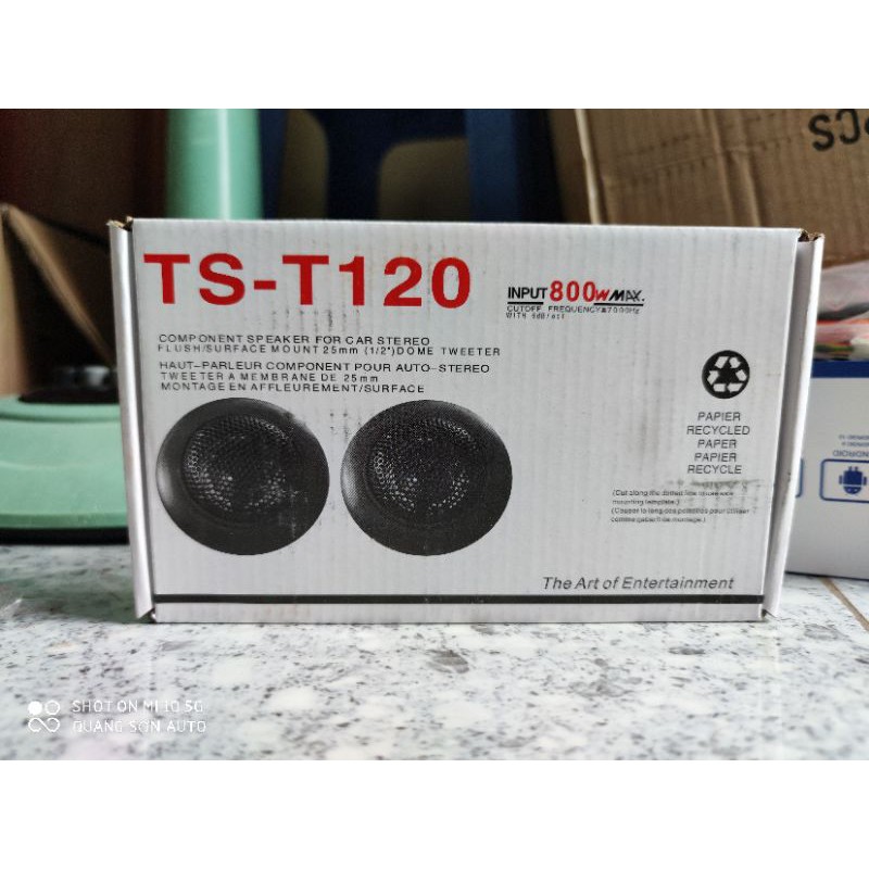 loa treb dùng cho xe hơi TS-T120 (giá 1 cặp)