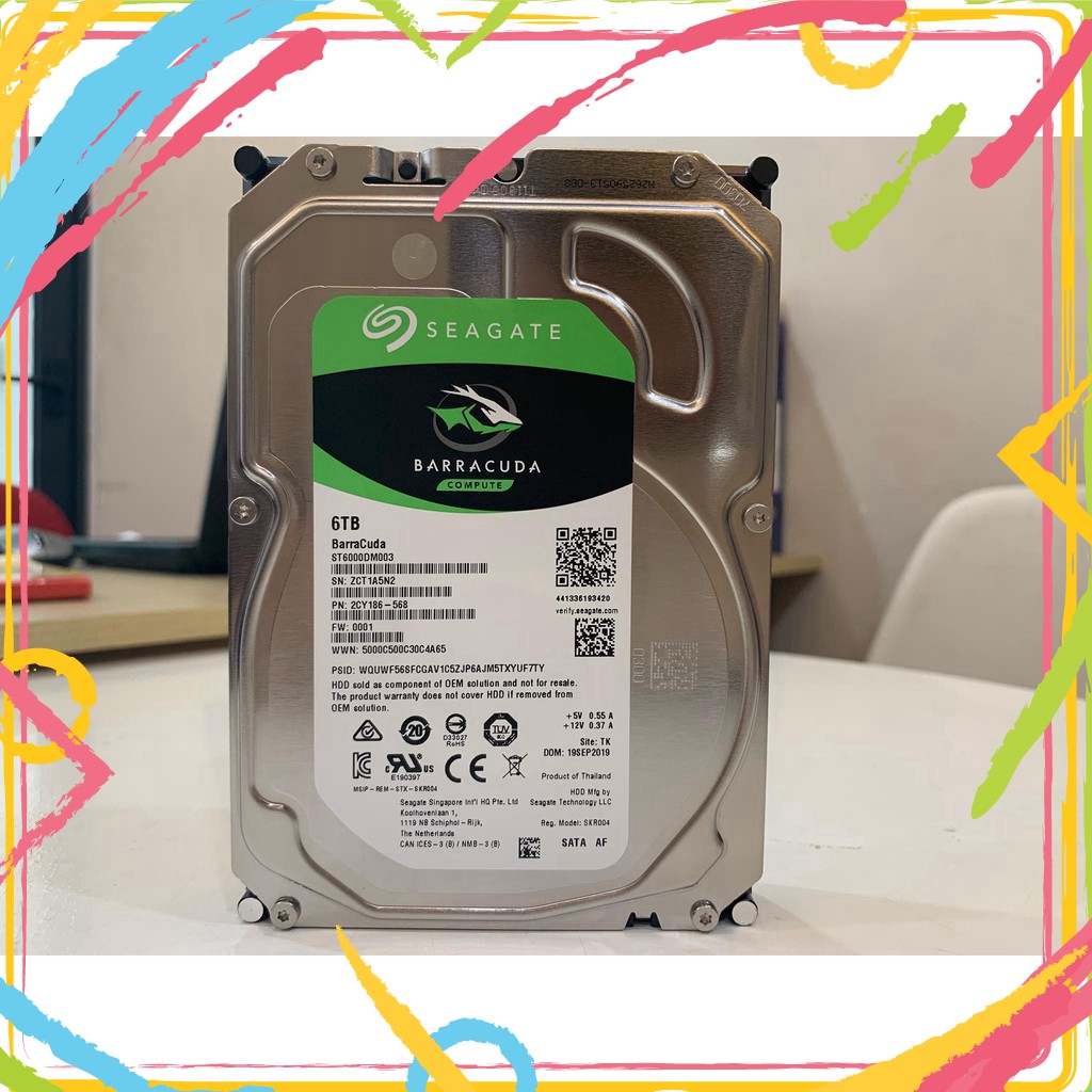 EW6 TYDB Ổ cứng gắn trong HDD 6TB Barracuda 44 EW