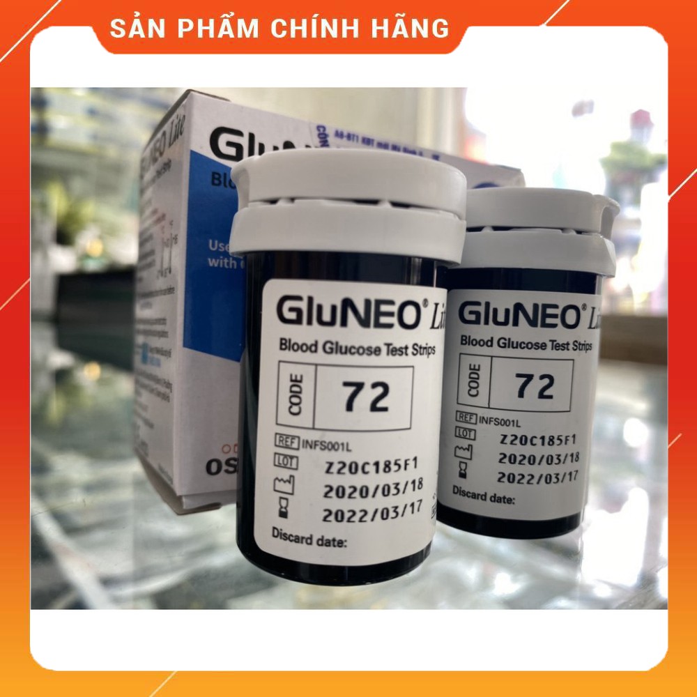 QUE THỬ TIỂU ĐƯỜNG GLUNEO LITE 50 TEST- HÀN QUỐC