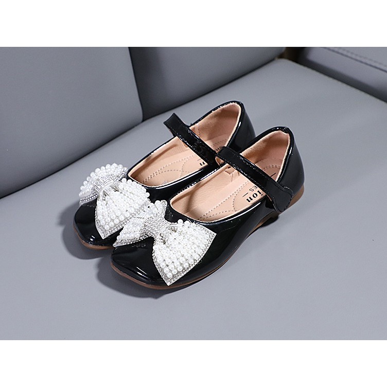giày búp bê bé gái size 26-36 nơ hạt xinh xắn