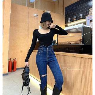 bán sỉ quần jean cạp cao hót Yannan.vn