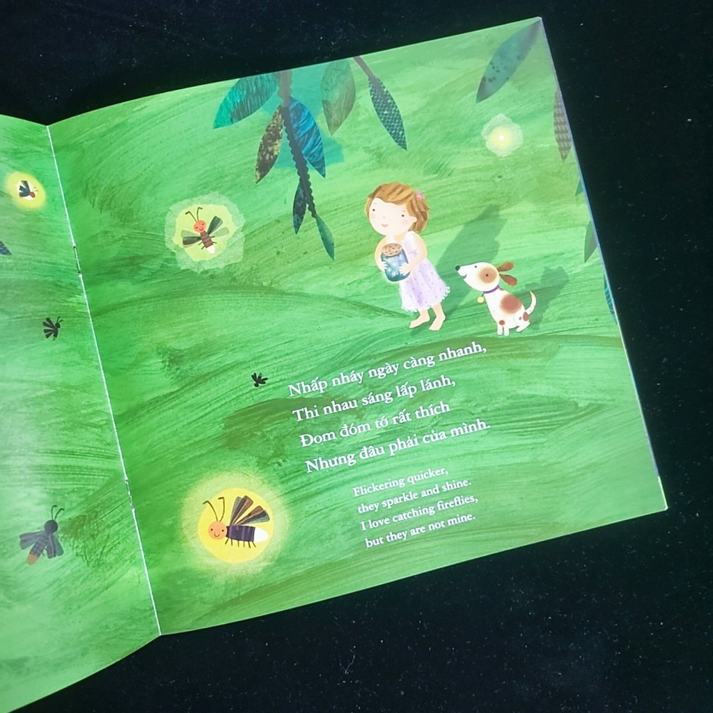 Sách - Picture book song ngữ Đêm đom đóm (dành cho bé 0-6 tuổi)