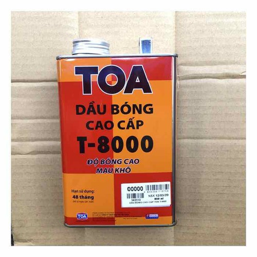 Dầu bóng cao cấp dùng cho đồ gỗ TOA T-8000