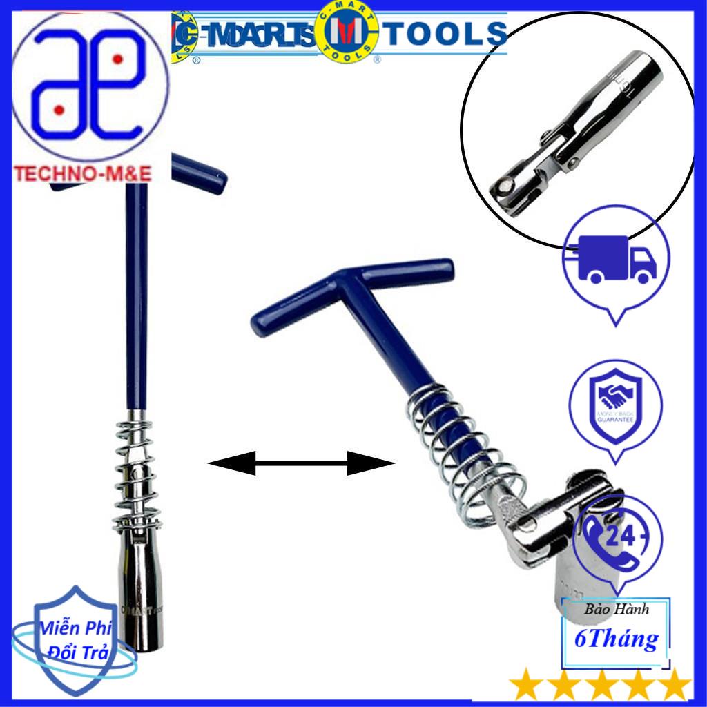 Tuýp mở bugi 16mm, cần siết mỏ neo 16mm C-MART, khẩu mở bugi ô tô, xe máy, xe honda, xe tay ga