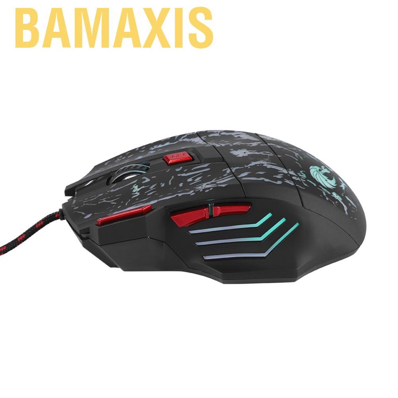 Chuột Quang Chơi Game Bamaxis Qinmei Hxsj 5-le 1000-5500dpi