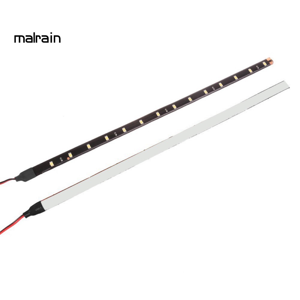 Dây Đèn Led 15 Bóng 3528smd Chống Thấm Nước Trang Trí Xe Hơi