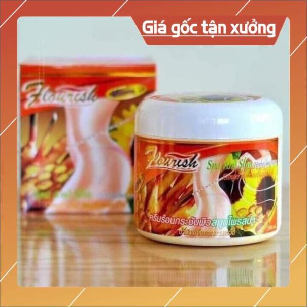 Hàng chính hãng -  Kem tan mỡ bụng gừng hiệu Flourish Thái Lan, Kem làm giảm mở bụng gừng Flourish Thái Lan 500ml