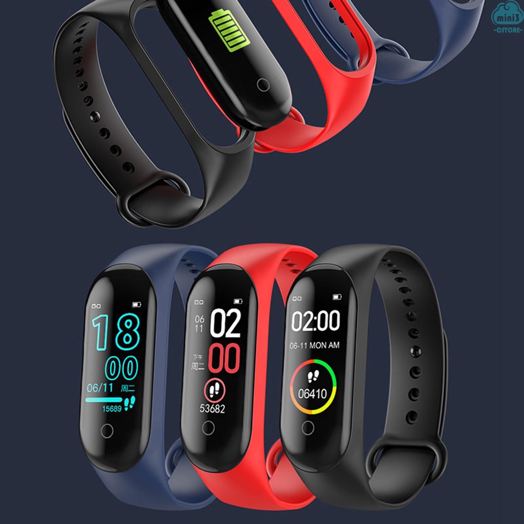 (V06) TFT Touching Screen Smart Bracelets Sports Watch IP67 Waterproof Sleep/Heart Rate/Blood Pressure Monitor Alarm Clock Multiple Sports Mode Call/Sedentary Reminder Wristband Compatible with Android iOS
