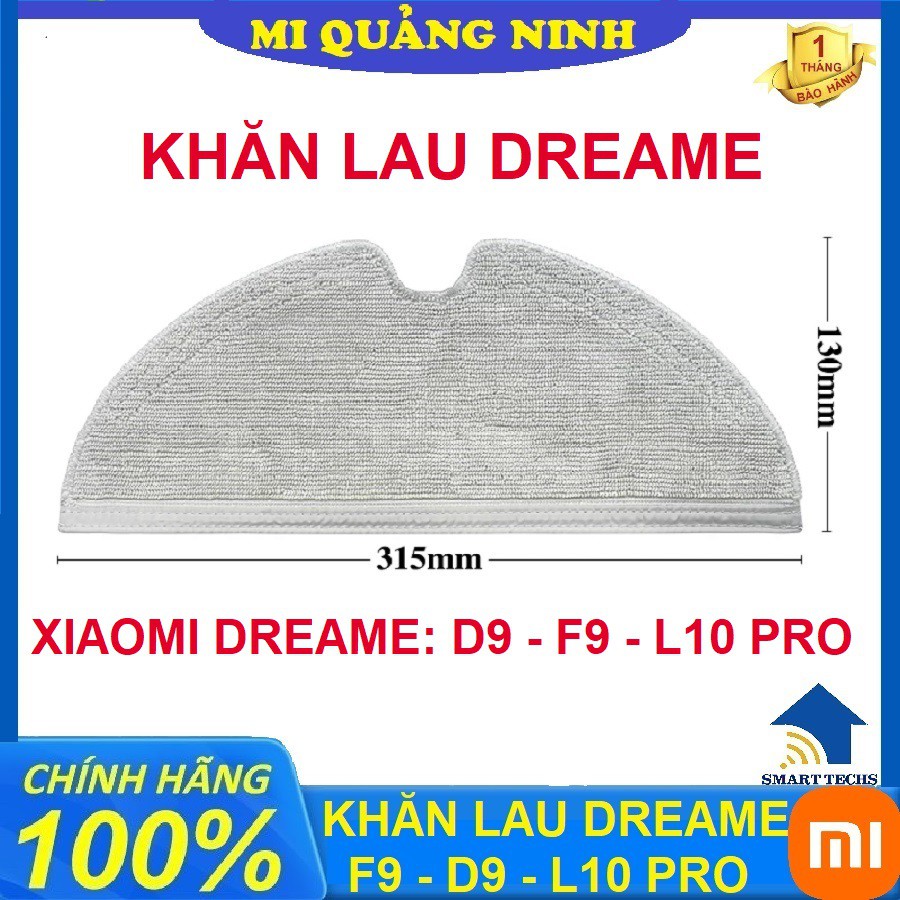 Phụ kiện khăn lau, giẻ lau Robot hút bụi Xiaomi Dreame F9 - D9 - L10 Pro