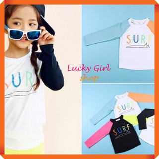 Sét Bộ Bơi Đồ Bơi Bé Gái Tay Dài Surf Phong Cách Hàn Quốc từ 4-11 Tuổi - Lucky Girl shop