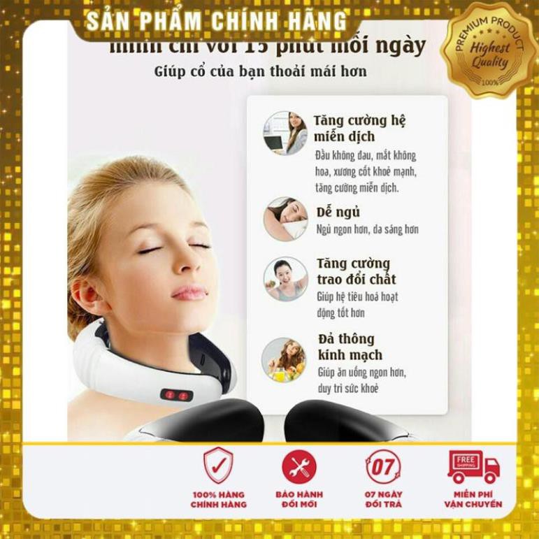 MÁY MASSAGE CỔ CẢM ỨNG XUNG ĐIỆN TỪ 3D THÔNG MINH