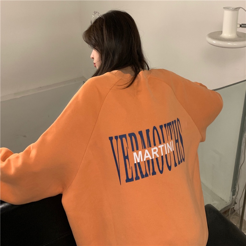 Áo sweater tay dài dáng rộng thiết kế mới thời trang mùa thu dành cho nữ
 | BigBuy360 - bigbuy360.vn