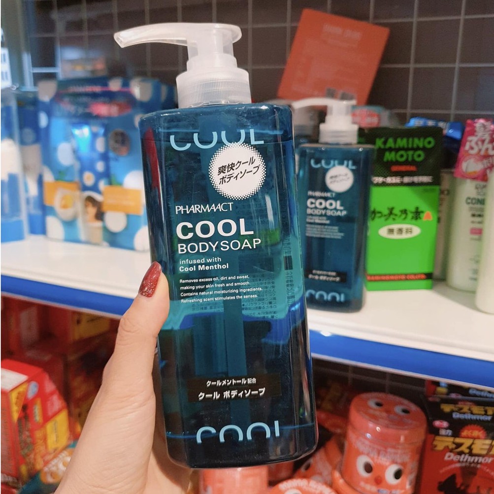 Sữa Tắm Cho Nam Cool Body Soap Hương Bạc Hà Nhật Bản 600ML