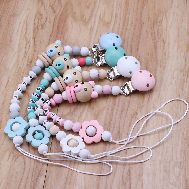Kẹp giữ núm ti giả hình gấu trúc dễ thương cho bé