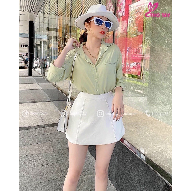 [Mã WASKT410K giảm 10K đơn 50K] chân váy chữ A có quần trong