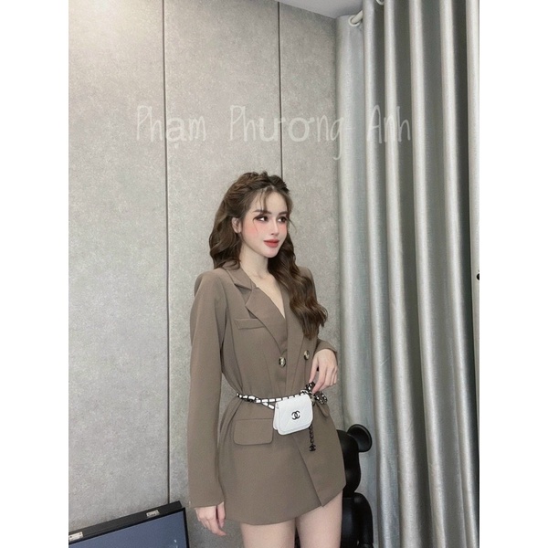 Áo vest basic 4 cúc 2 lớp