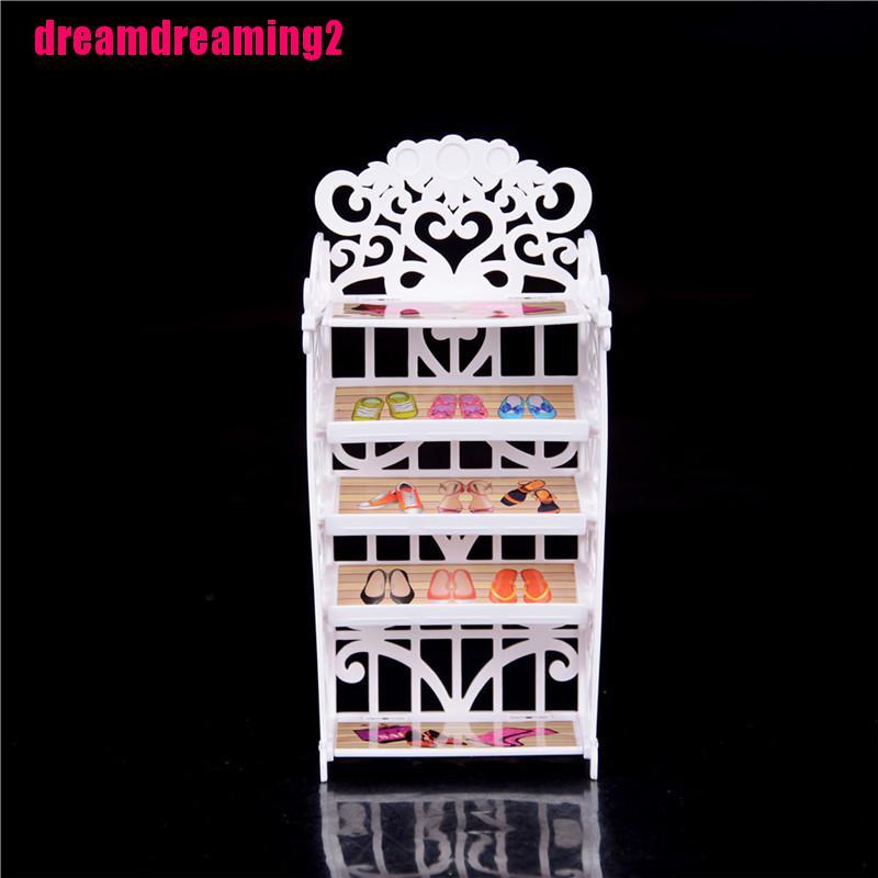 Mô Hình Tủ Giày Mini Cho Búp Bê