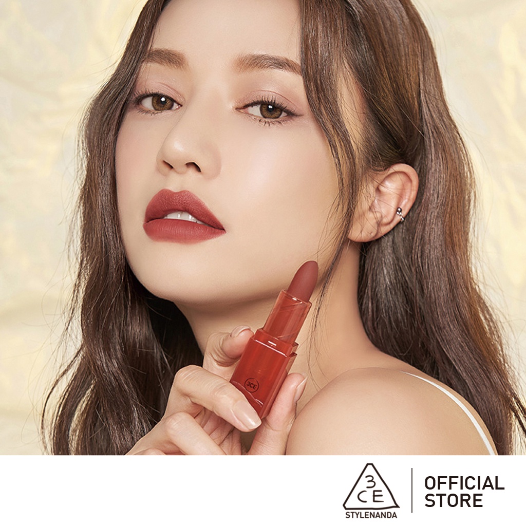 [Phiên bản(My Moves)] Son Thỏi Lì 3CE Vỏ Trong Suốt Cho Làn Môi Mịn Màng Ẩm Mượt 3.5g | BigBuy360 - bigbuy360.vn