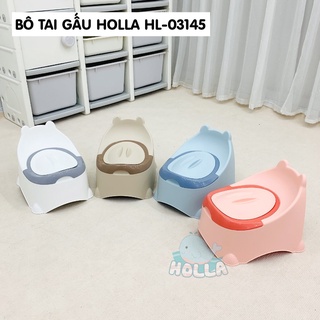 Bô cho bé đi vệ sinh Kiu Kiu Holla có tựa lưng - ghế bô cho bé