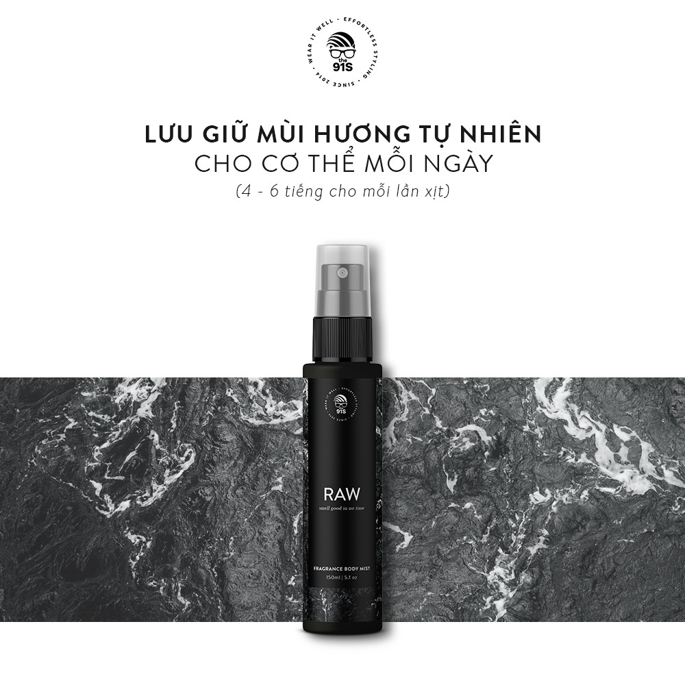Xịt toàn thân - Raw - Mùi hương Black Tea x Lime | BigBuy360 - bigbuy360.vn
